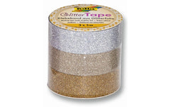 Folia Glitzer-Tape 3er Set 15mm x 5 m