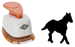 WEDO | Motivlocher gross, Pferd | ca 2.5 cm, mit praktischem Auffangbehälter