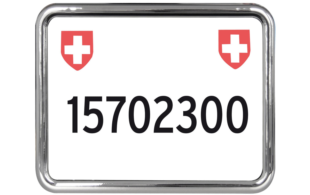 EASYKLICK Kennzeichenhalter Moto