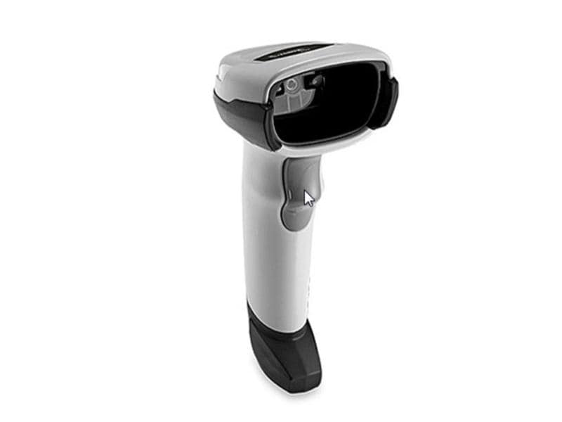 Zebra Technologies | Barcodescanner ZEBRA DS2208-SR | weiss, USB, 2D, inkl. Stand