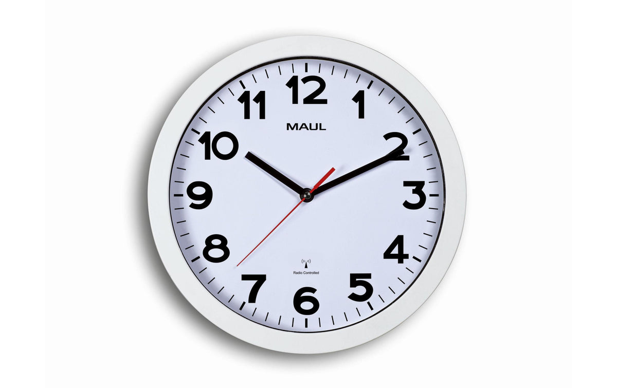 MAUL Wanduhr MAULstep 30RC weiss