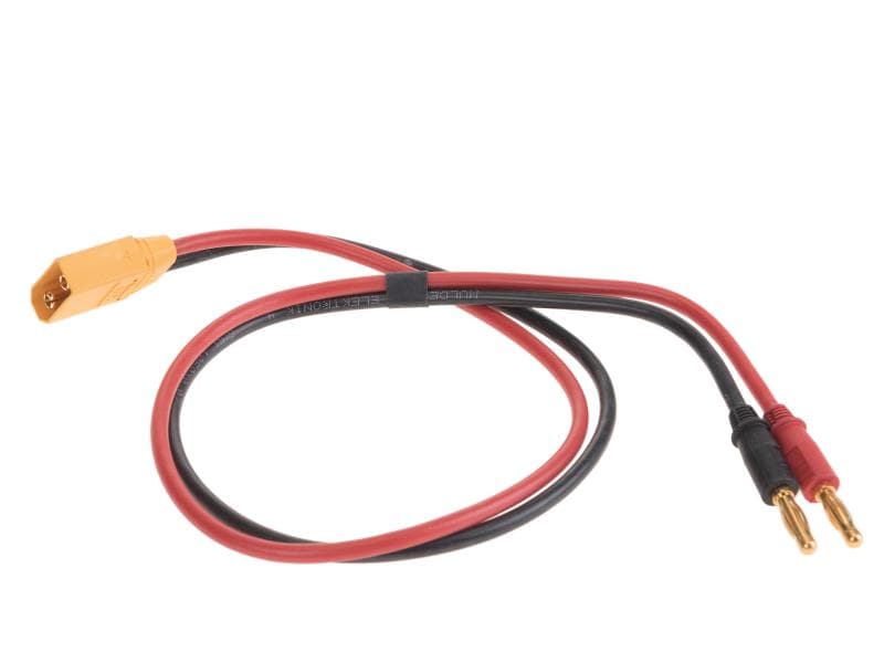 Muldental | Ladekabel XT90 mit 4mm Bananestecker | 50cm, 4 mm²