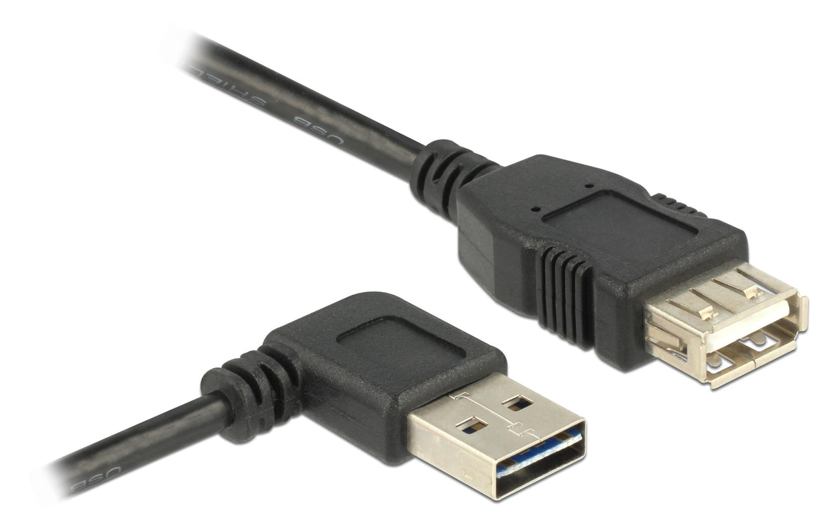 USB2.0-Kabel Easy A-A: 1m, schwarz