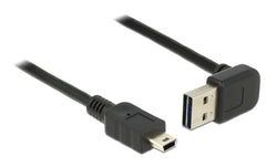 USB2.0-Kabel Easy A-MiniB: 2m, schwarz
