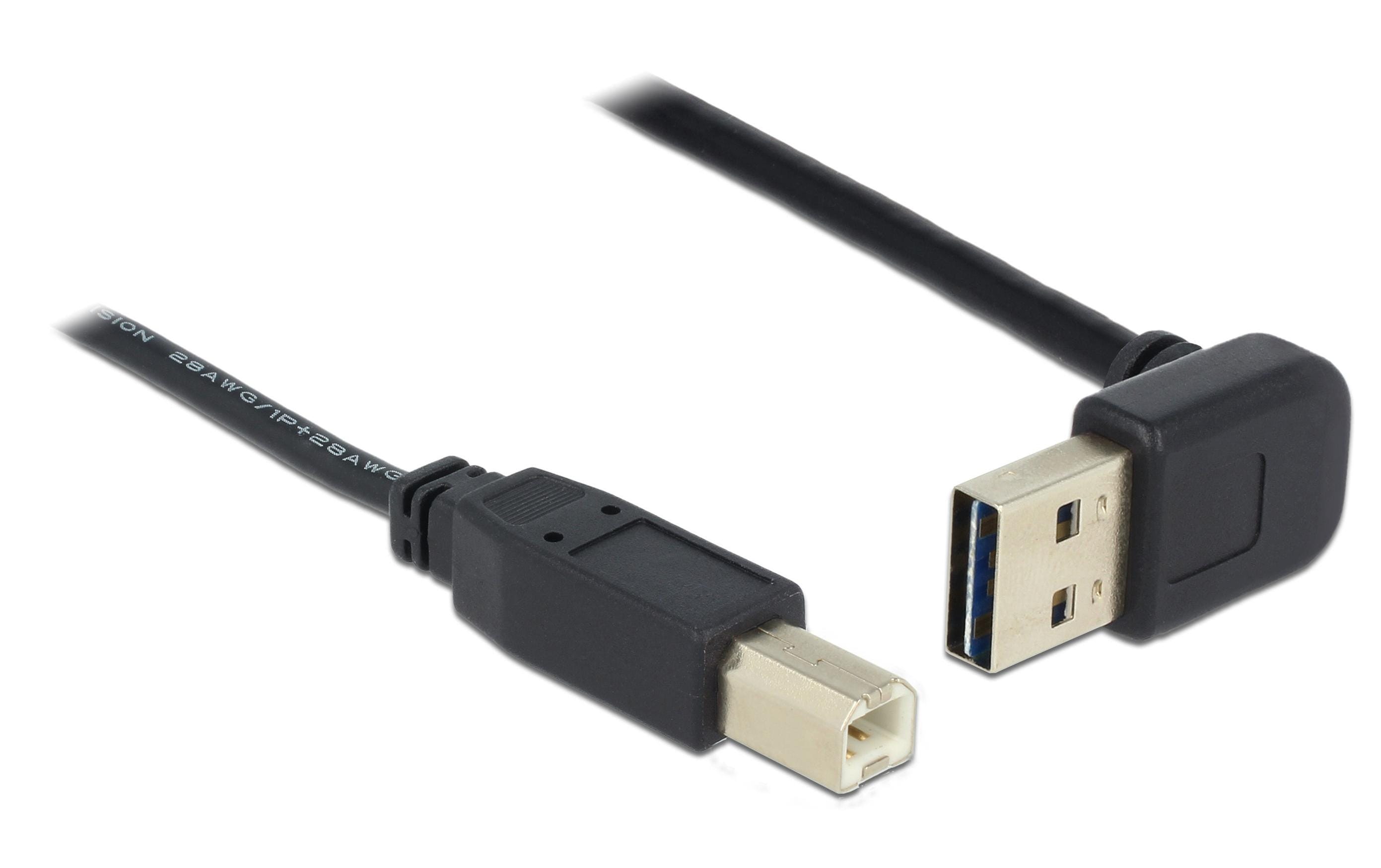 USB2.0-Kabel Easy A-B: 5m, schwarz