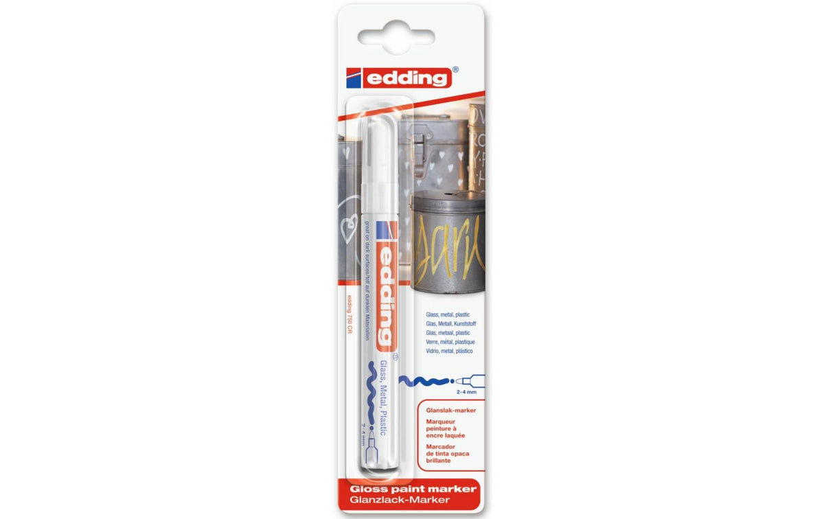 edding, Lackmarker 750 Weiss