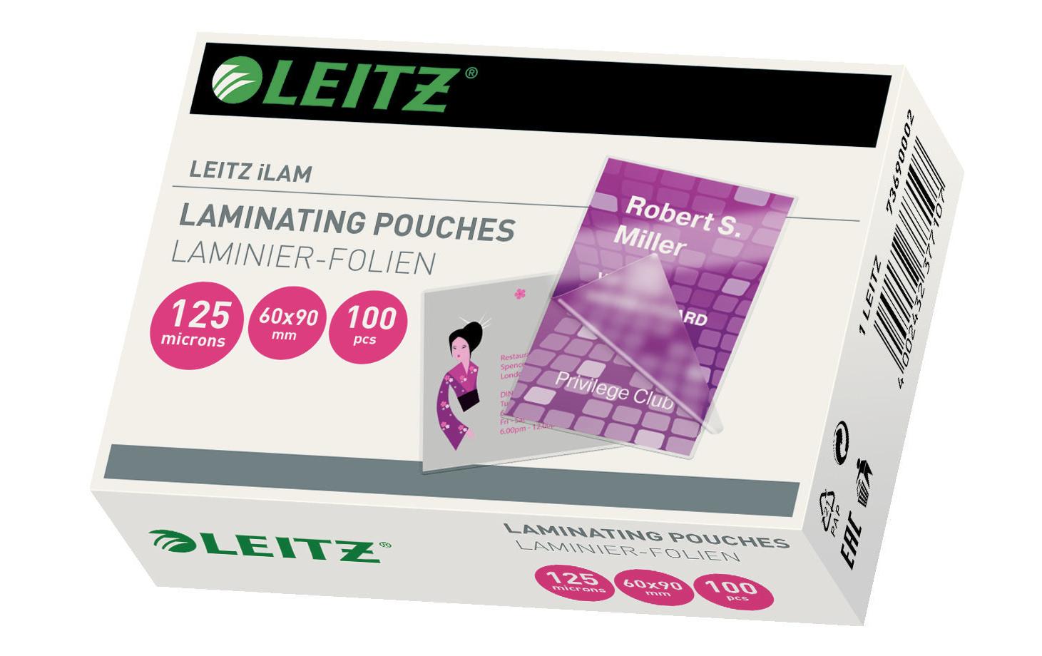 Leitz iLAM Heisslaminierfolien 60x90 mm