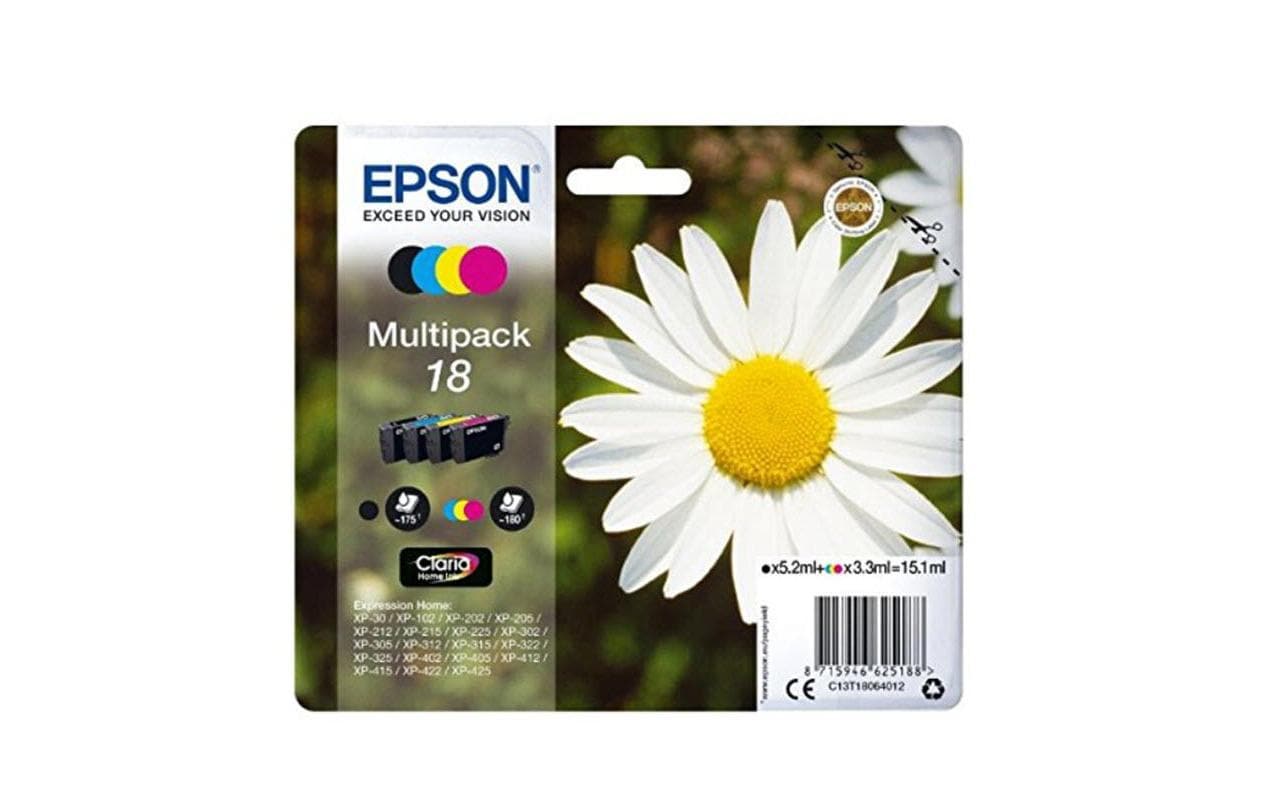 Tinte Epson C13T18064012  Multip,bk, c, m,y