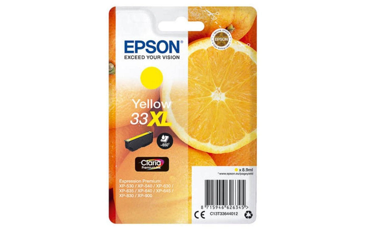 Tinte Epson C13T33644012, yellow, 650 S.