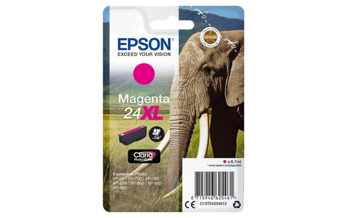 Tinte Epson C13T24334012, Nr. 24XL, magenta