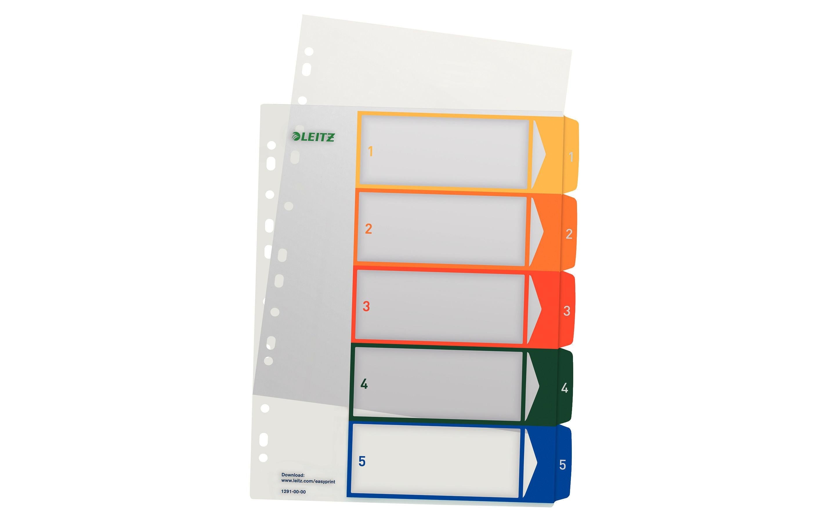 Leitz  PC-beschriftbares Register