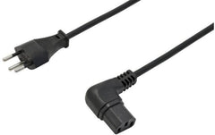 Netzkabel T12 - C13, 2 m schwarz
