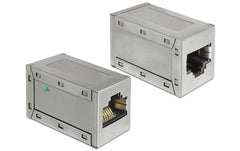 Delock | Kupplung für RJ-45 Kabel | CAT.6A STP, geschirmt, Metalgehäuse