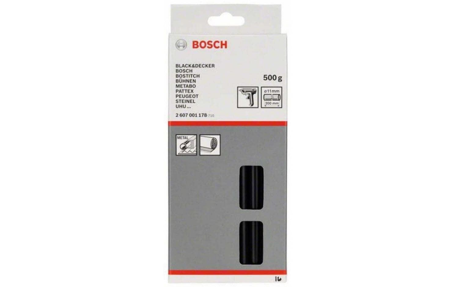 BOSCH Klebesticks, schwarz