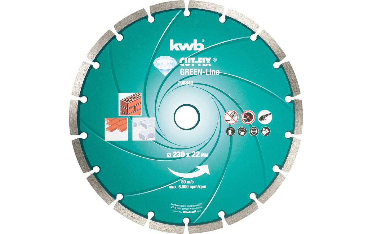 kwb Diamant-Trennscheibe Greenline 230