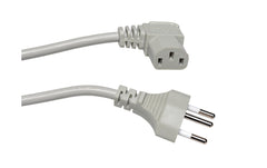 Netzkabel T12-C13 90 seitlich gewinkelt re