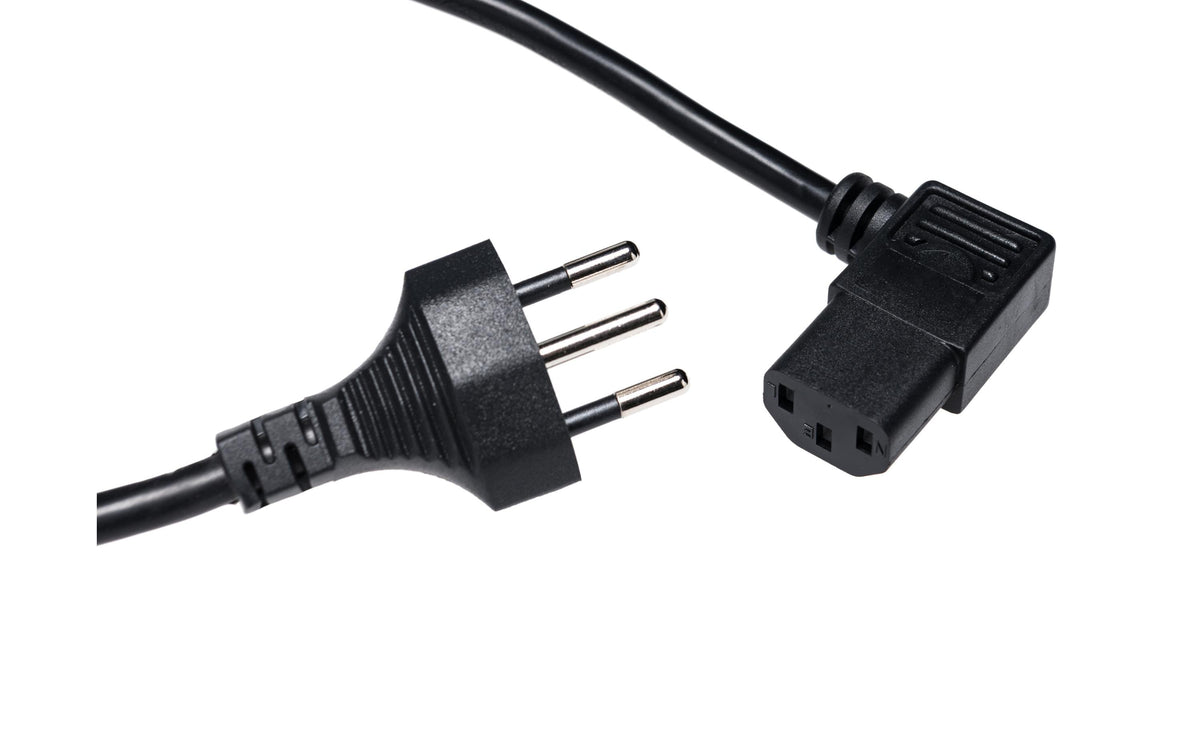 Diggelmann, Netzkabel 5 m C13-T12 gewinkelt