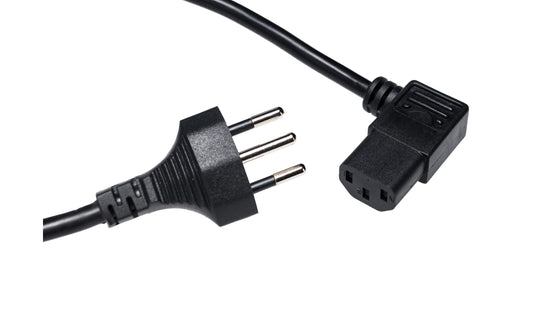 Diggelmann, Netzkabel 3 m C13-T12 gewinkelt