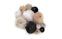 Glorex Pompons mit Öse 45 Stk.