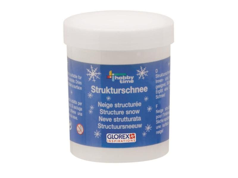 Glorex | Strukturschnee 100ml | für Innen- und Aussen