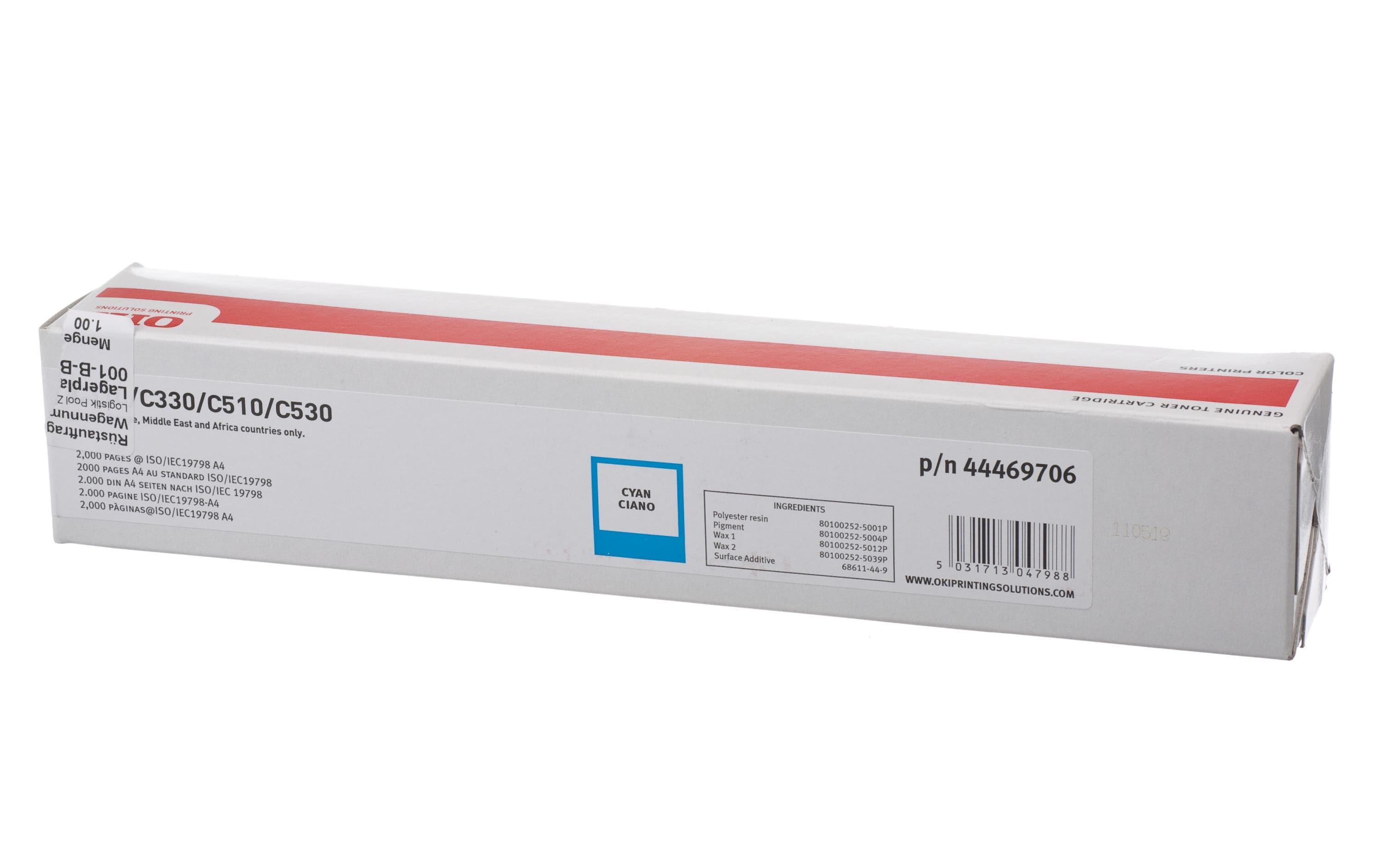 OKI, Toner 44469706 Cyan