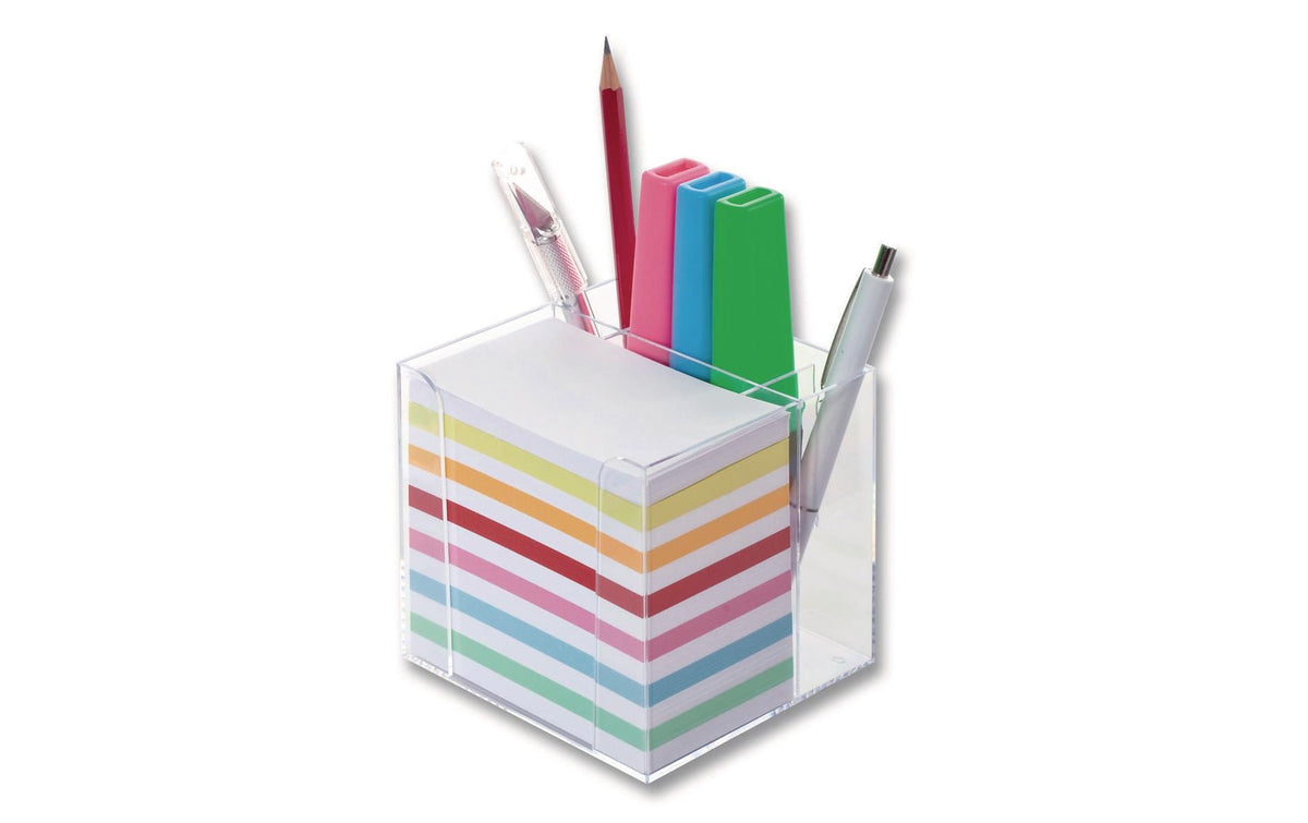 Folia Zettelbox mit Stiftehalter