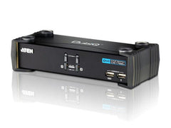 Aten | CS1762A: DVI KVM Switch, 2Port | USB1.1, inkl.2 Kabelsätze 1.8 Meter