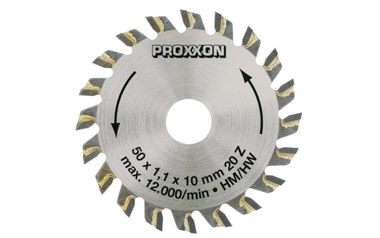 Proxxon HM-bestücktes Kreissägeblatt 20Z