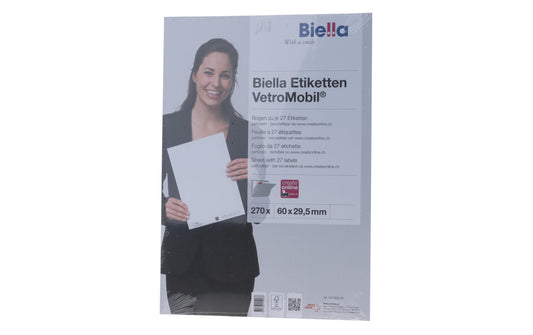 VETRO MOBIL Beschriftungsetiketten 30x60mm