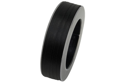 GOLDINA, Satinband 10 mm x 25 m, Schwarz, 1