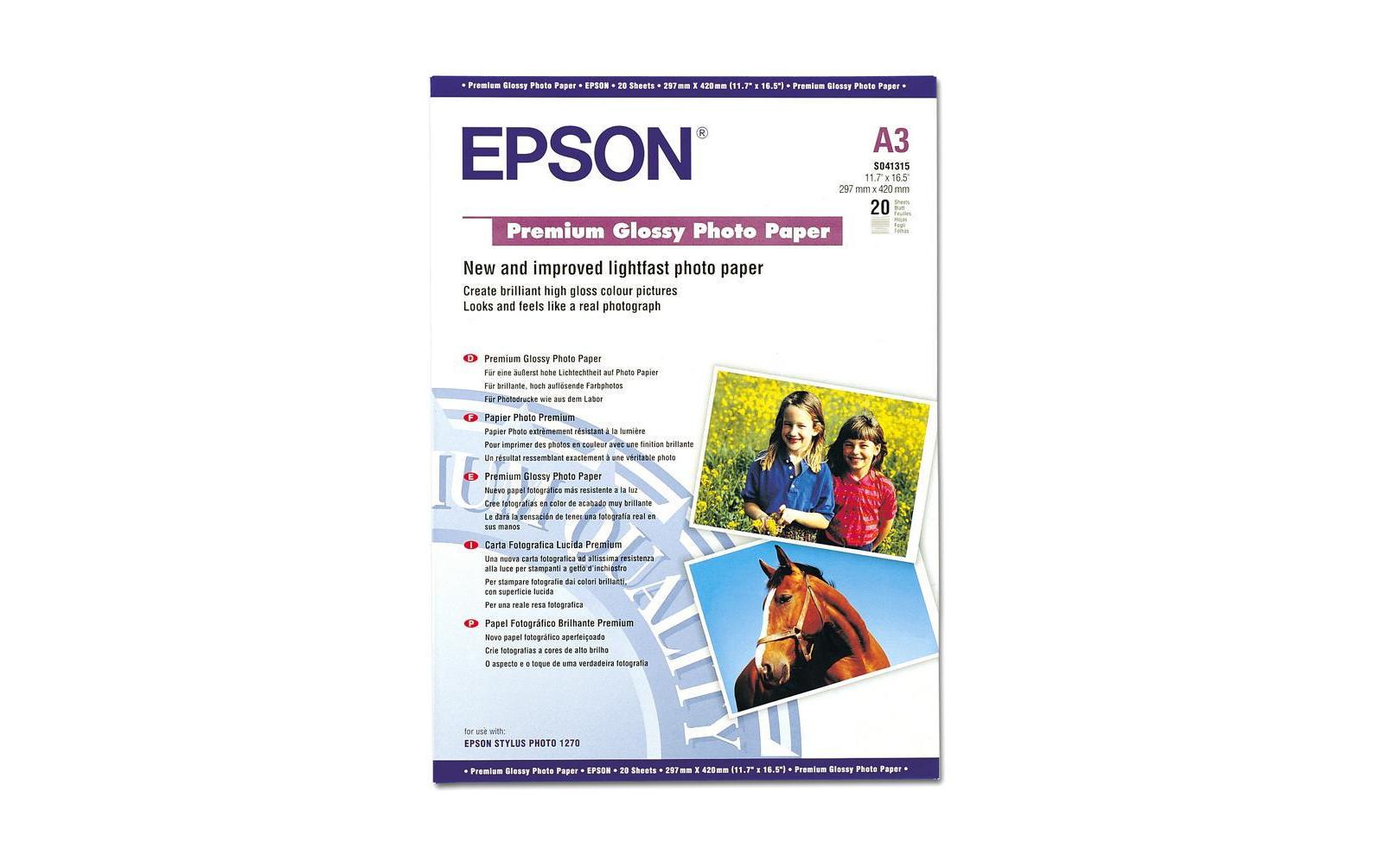 Premium Glossy Photo Paper A3