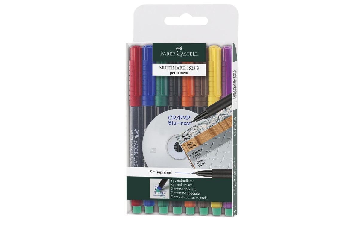 Faber-Castell, Folienstift S 8er-Set, perma