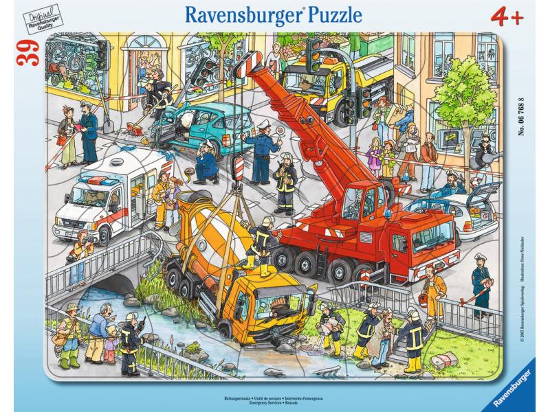 Ravensburger | Rettungseinsatz | Alter: 4+, 30-48 T. Rahmenpuzzles