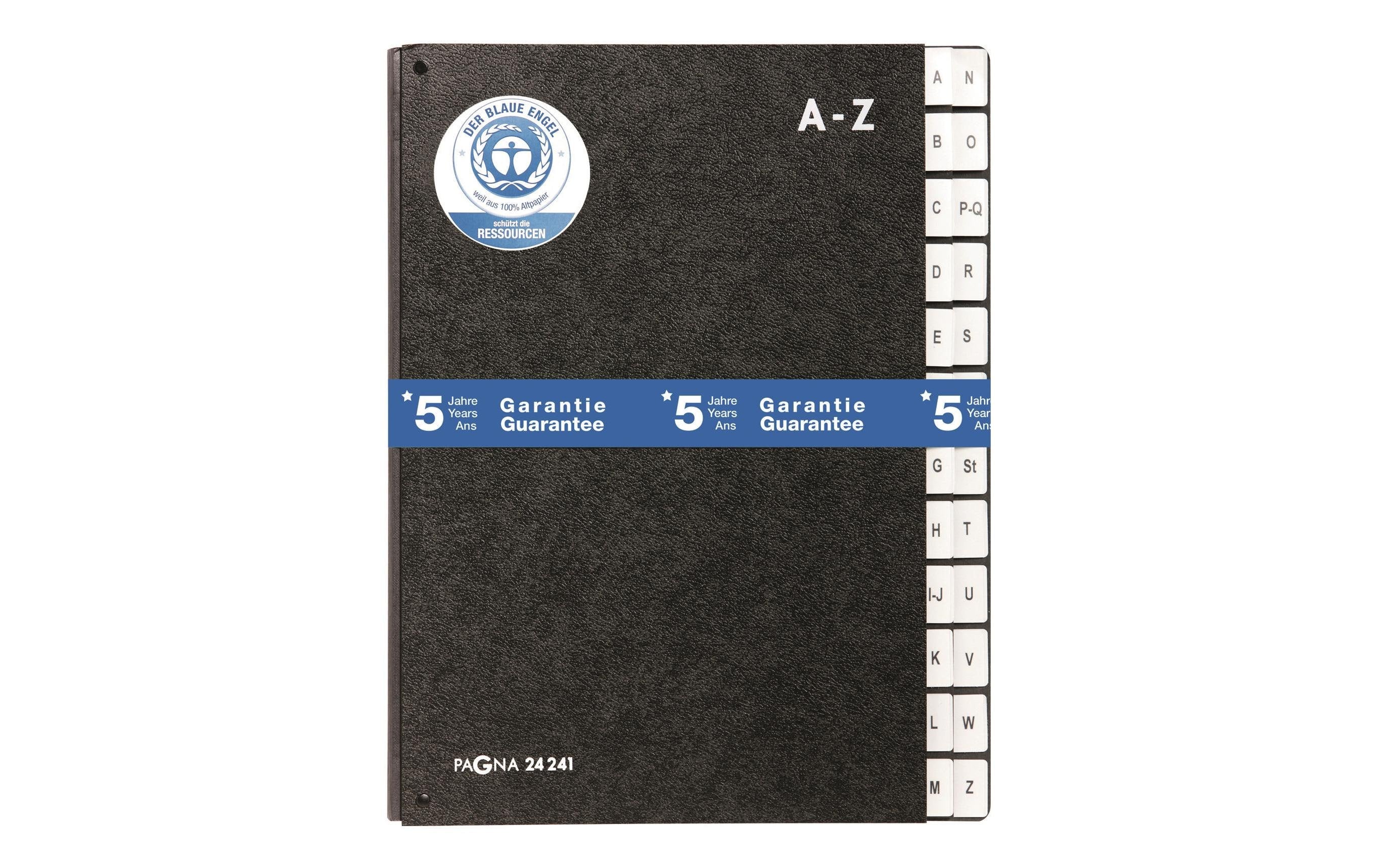 Pagna, Pultmappe A4 A-Z Schwarz