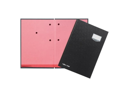 Pagna | Unterschriftenmappe De Luxe | mit 20 Fächer, Schwarz