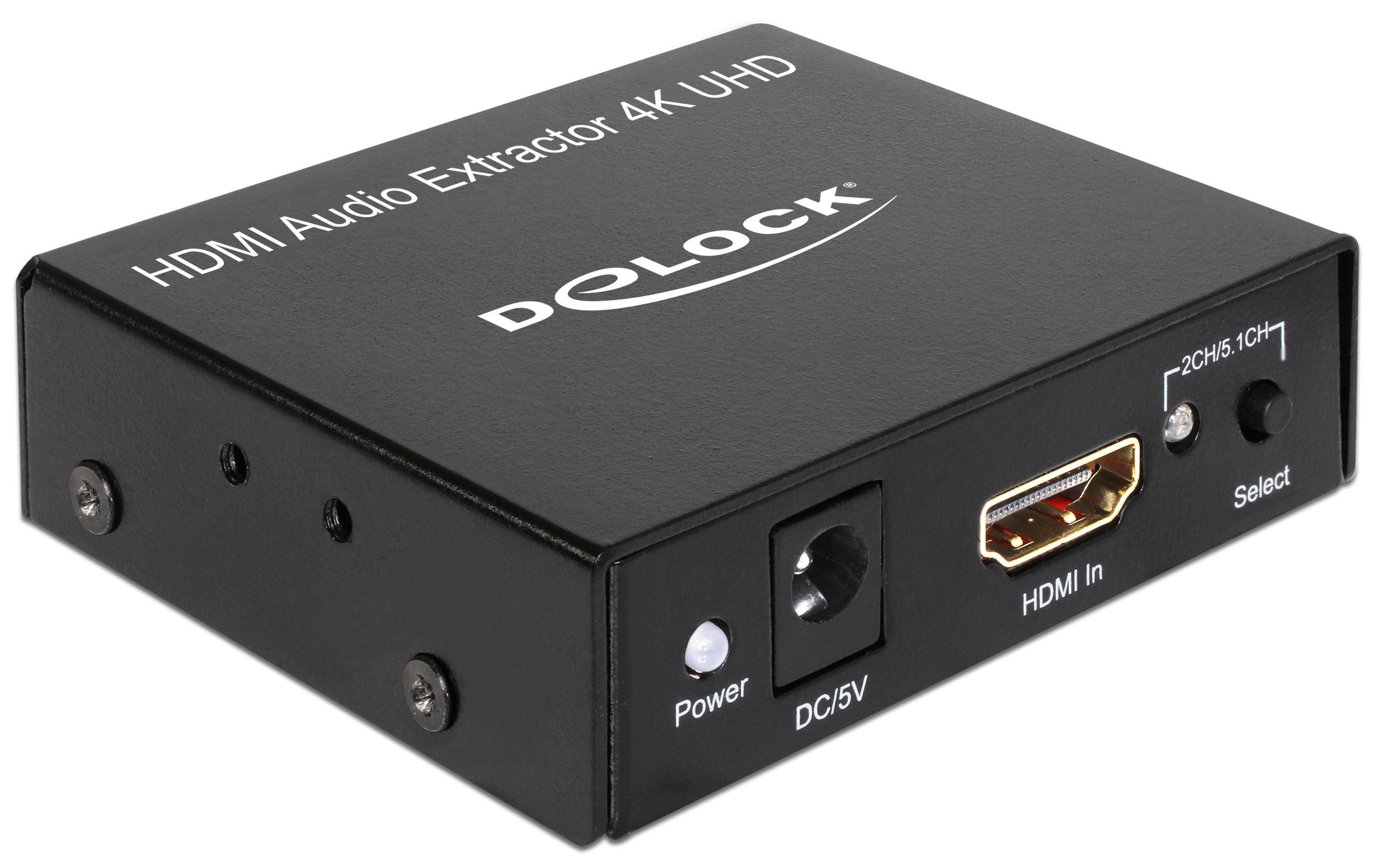 Delock HDMI Audio 5.1 Extractor, 4K