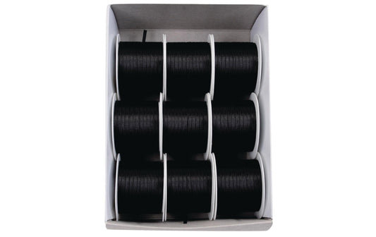 GOLDINA | Satinband Doppelsatin-Band | 3 mm x 10 m, Schwarz