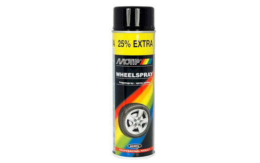 MOTIP, Felgenspray, 500 ml, Schwarz glänzen