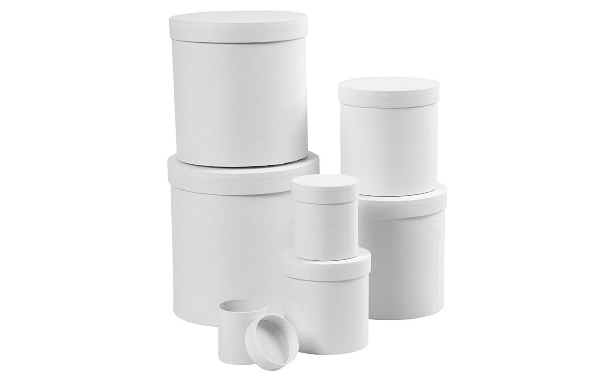 Creativ Company Pappboxen rund weiss
