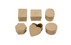 Creativ Company | Pappschachteln mini | 6 Stück, D: 4-6 cm