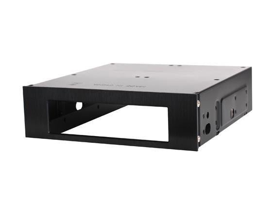 SilverStone | FP-55B Cardreader Einbaurahm. 5.25 Schwarz | Alu Frontblende mit Stahlträger