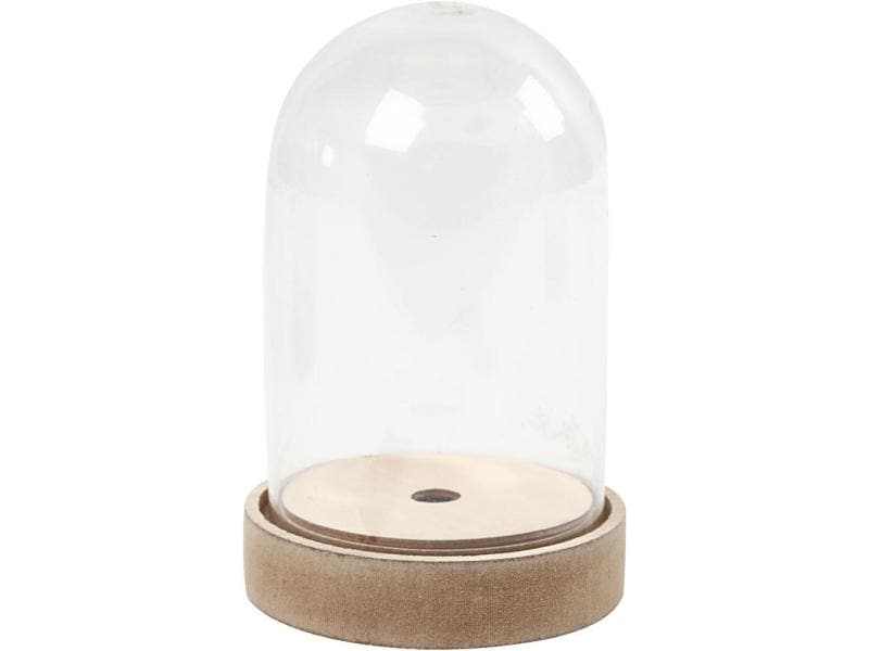 Creativ Company | Plastikglas Glocke | H: 12.5 cm, D 8 cm