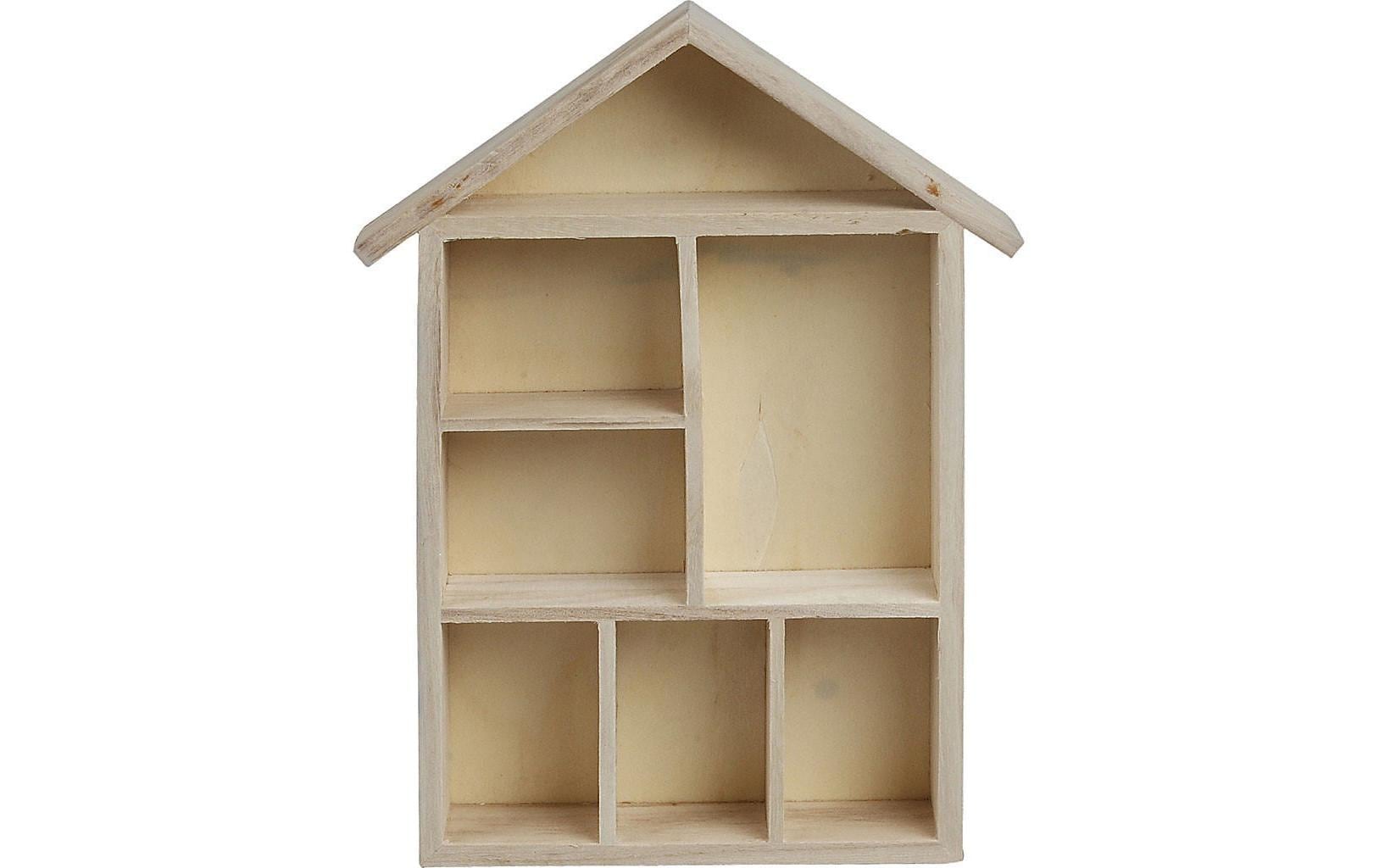 Creativ Company Holz Setzkasten in Hausform