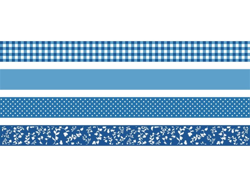Heyda | Washi Tape Colour Code Azur | Blau