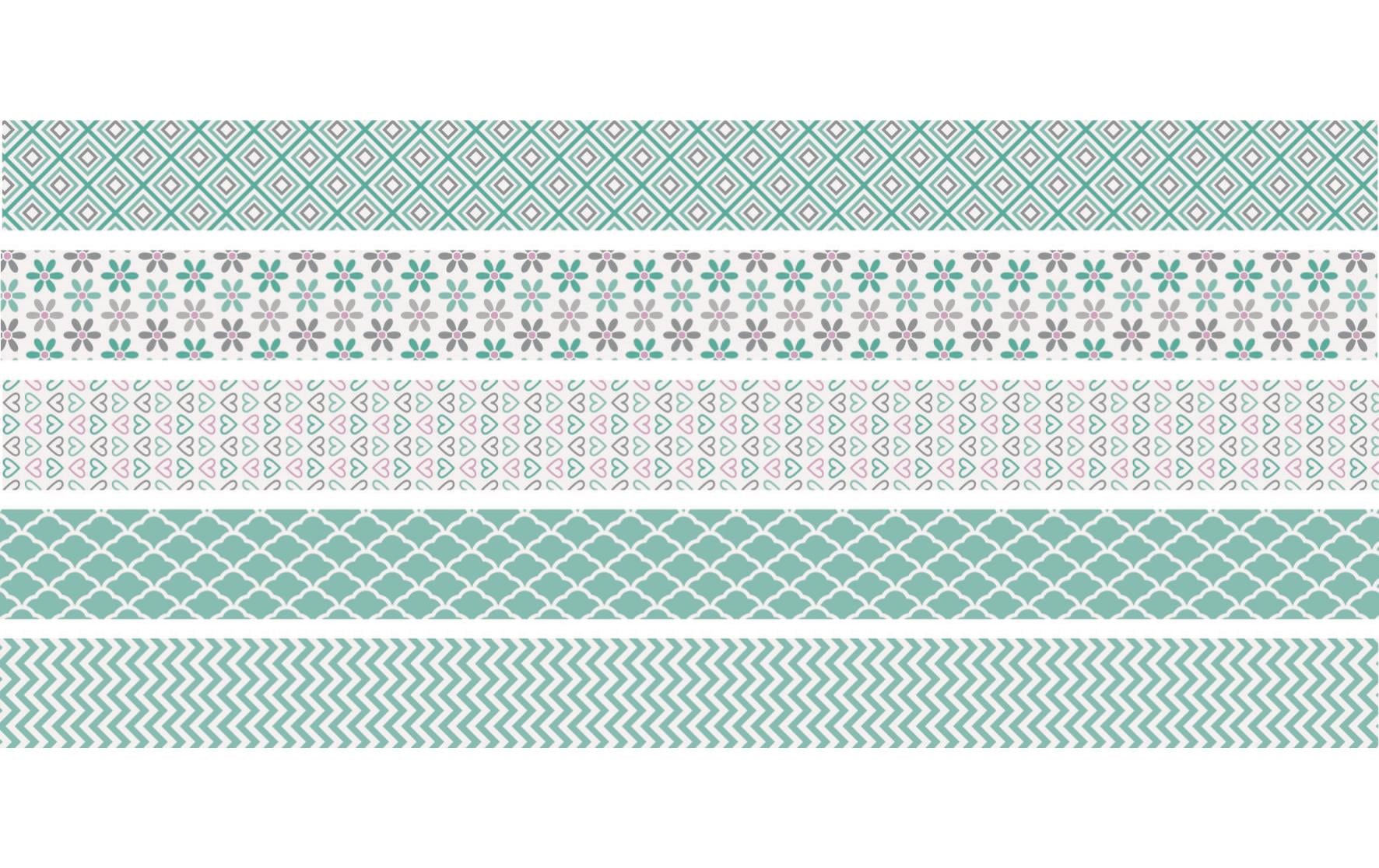 Heyda Washi Tape Pastell mini mint