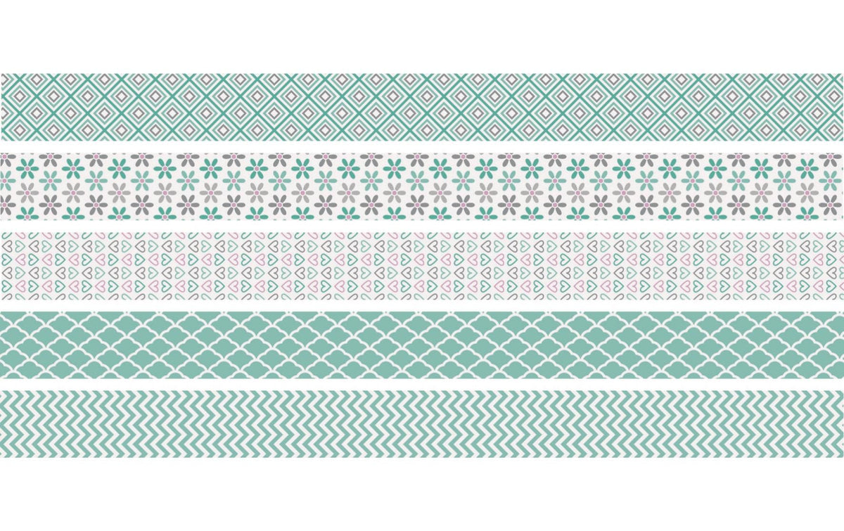 Heyda Washi Tape Pastell mini mint