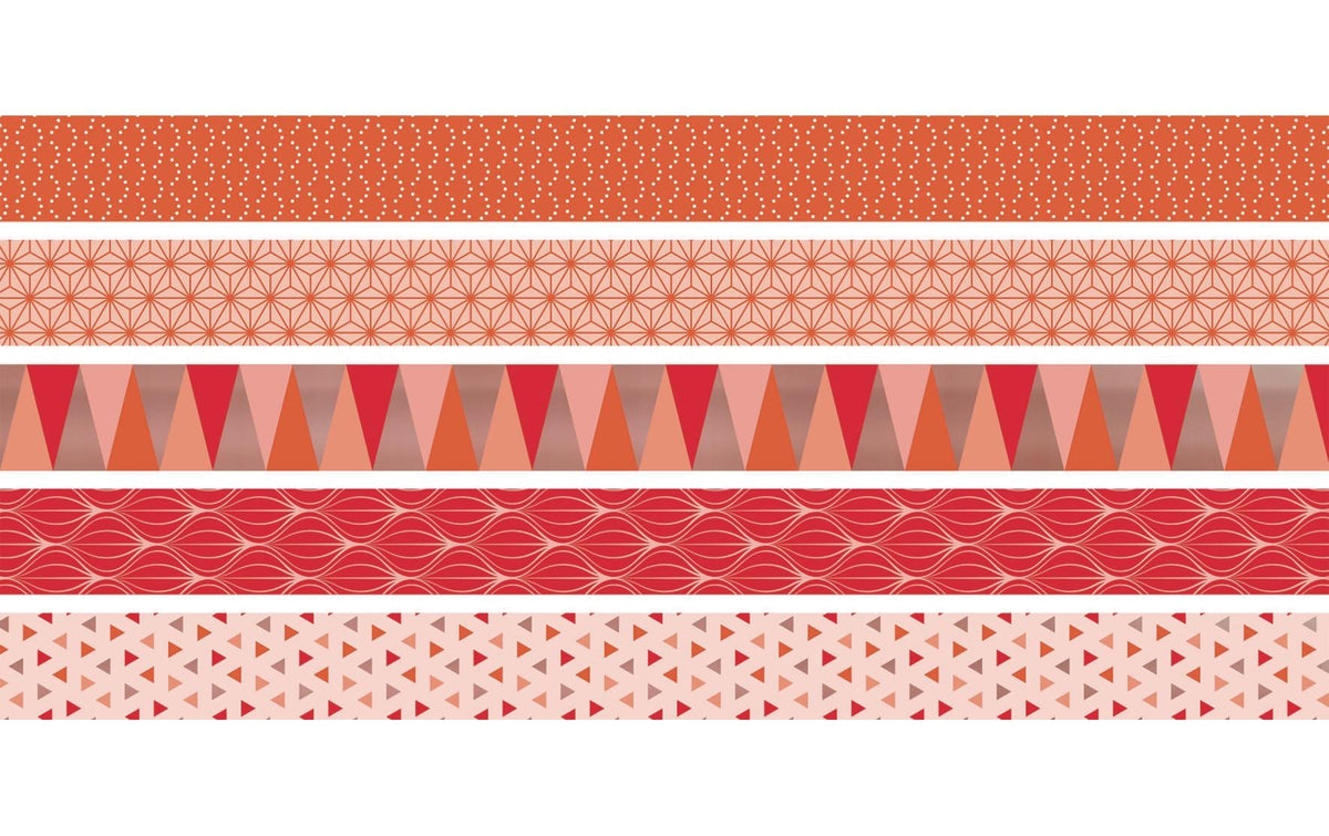 Heyda Washi Tape Triangle koralle