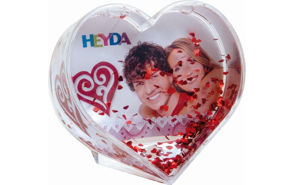 Heyda Schneekugel Flitterherz