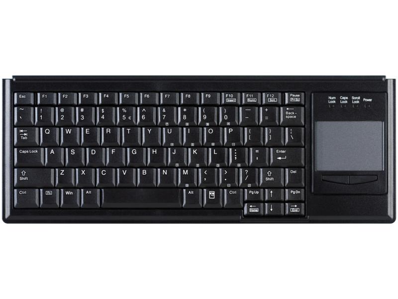 Contour Active Key | Active Key Tastatur AK-4400 mit Touchpad | USB, schwarz