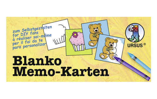 URSUS Blanko Memo Karten